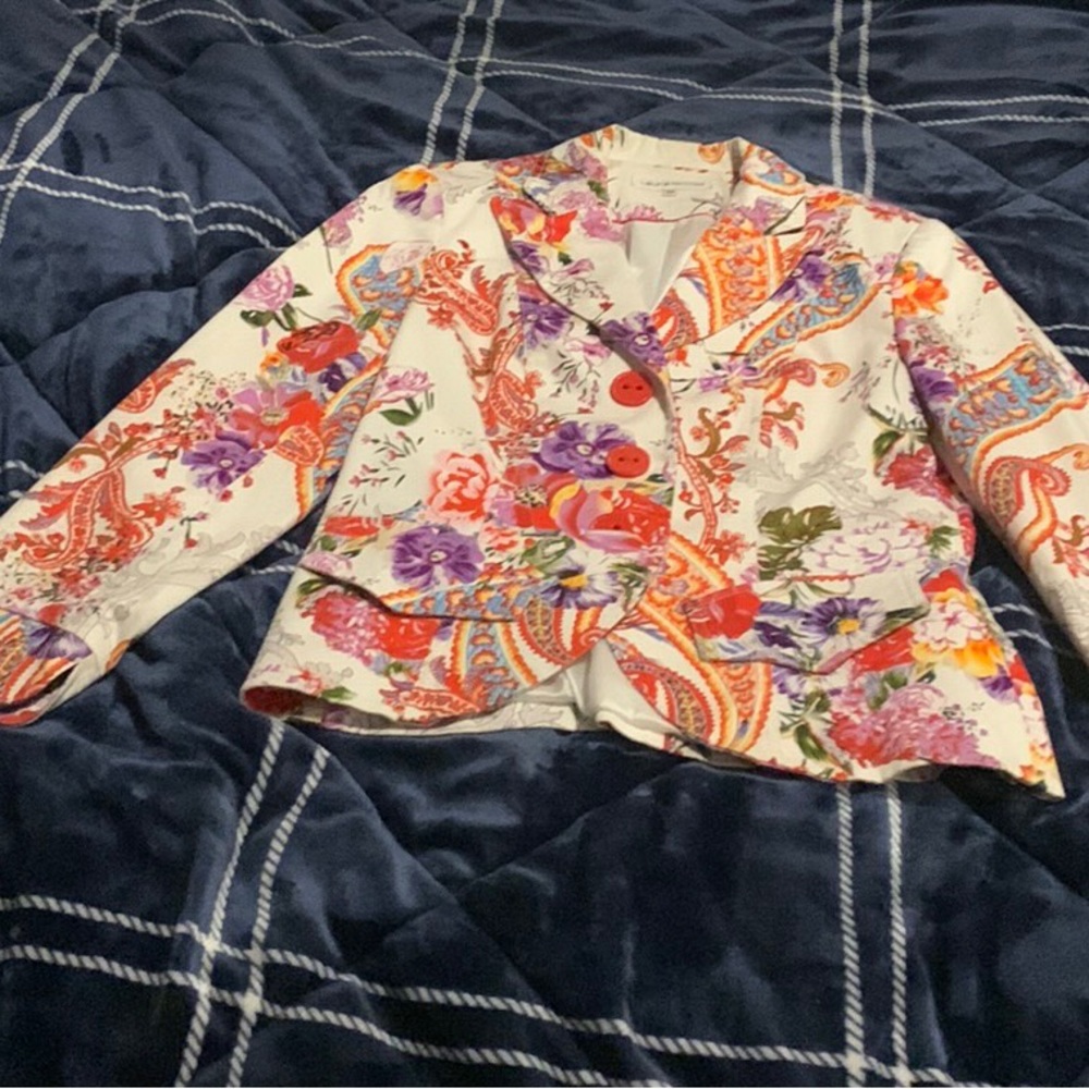 Laura floral print blazer